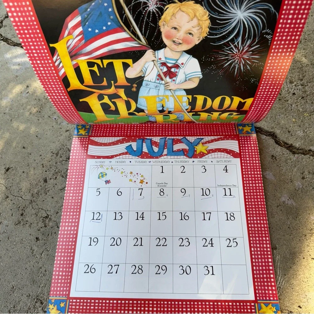 Mary Engelbreit 1992 Calendar Count Your Blessings‎